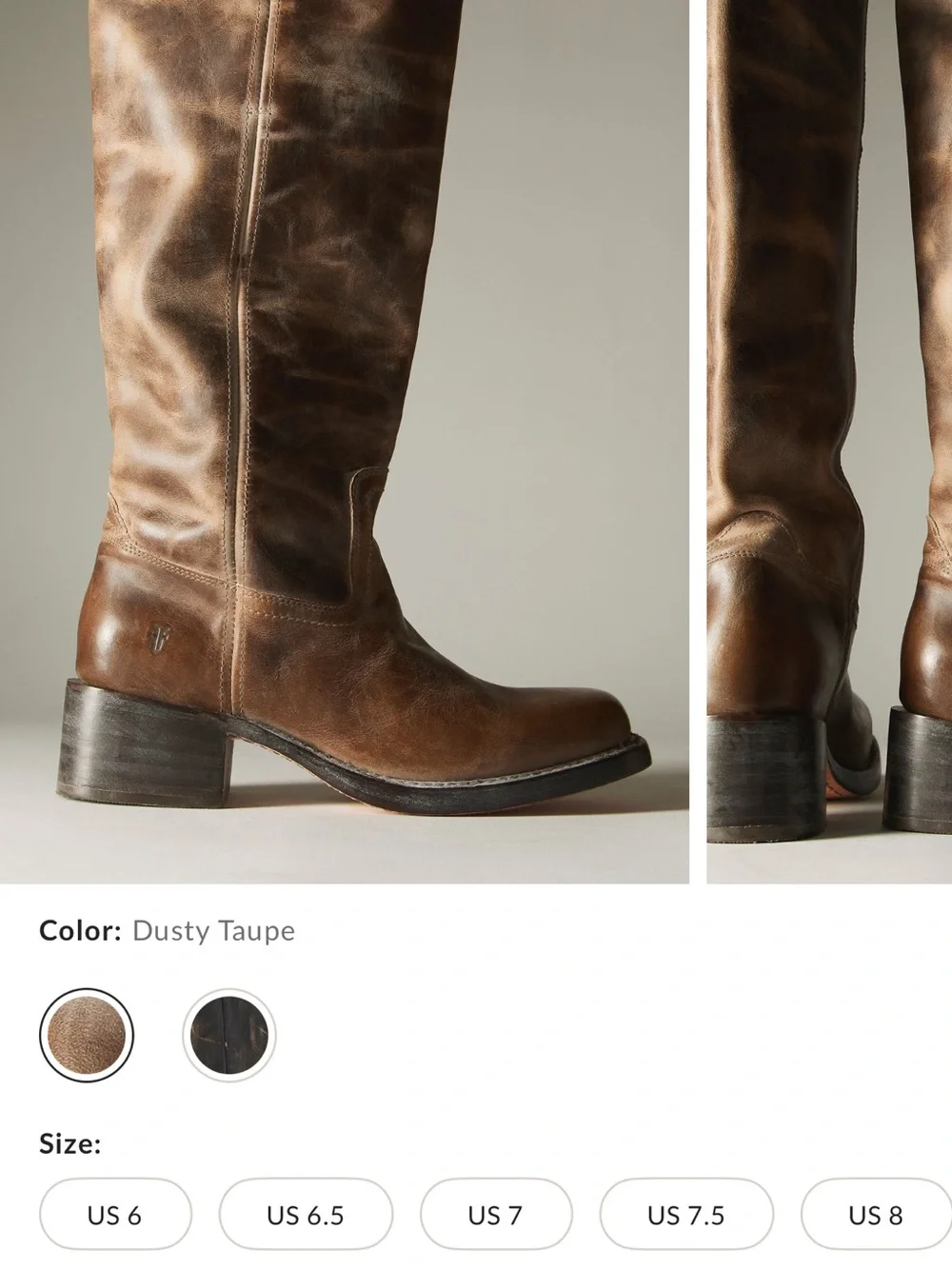 FRYE X Free People campus boots